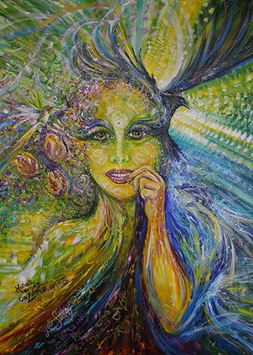 "Mother Nature Unzipped - Empowered", ©2026 Lisa Nomikos