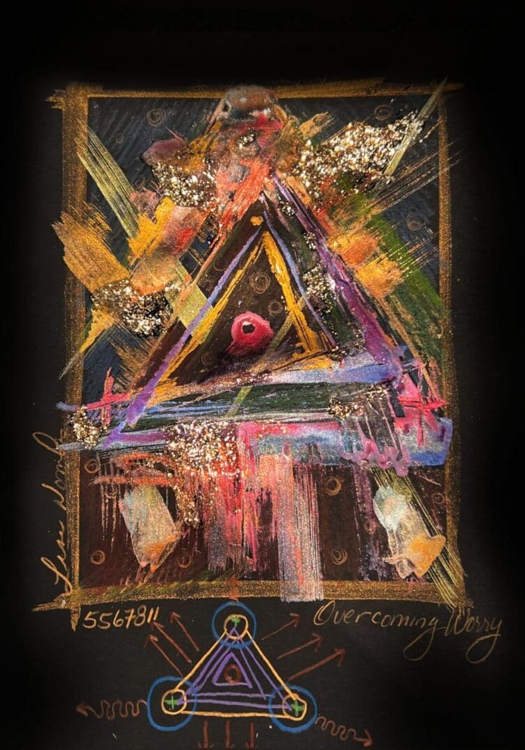 Option 2: Light Code Art with Symbol on Paper